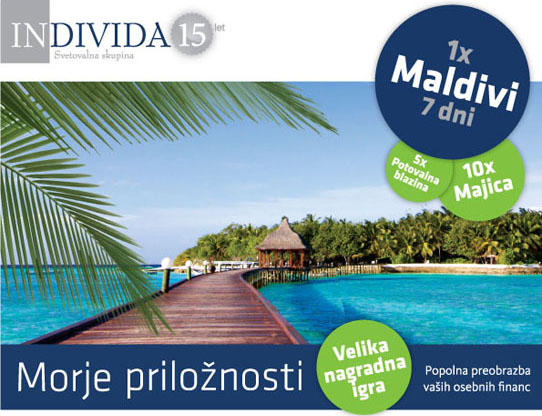 Nagradna igra MALDIVI